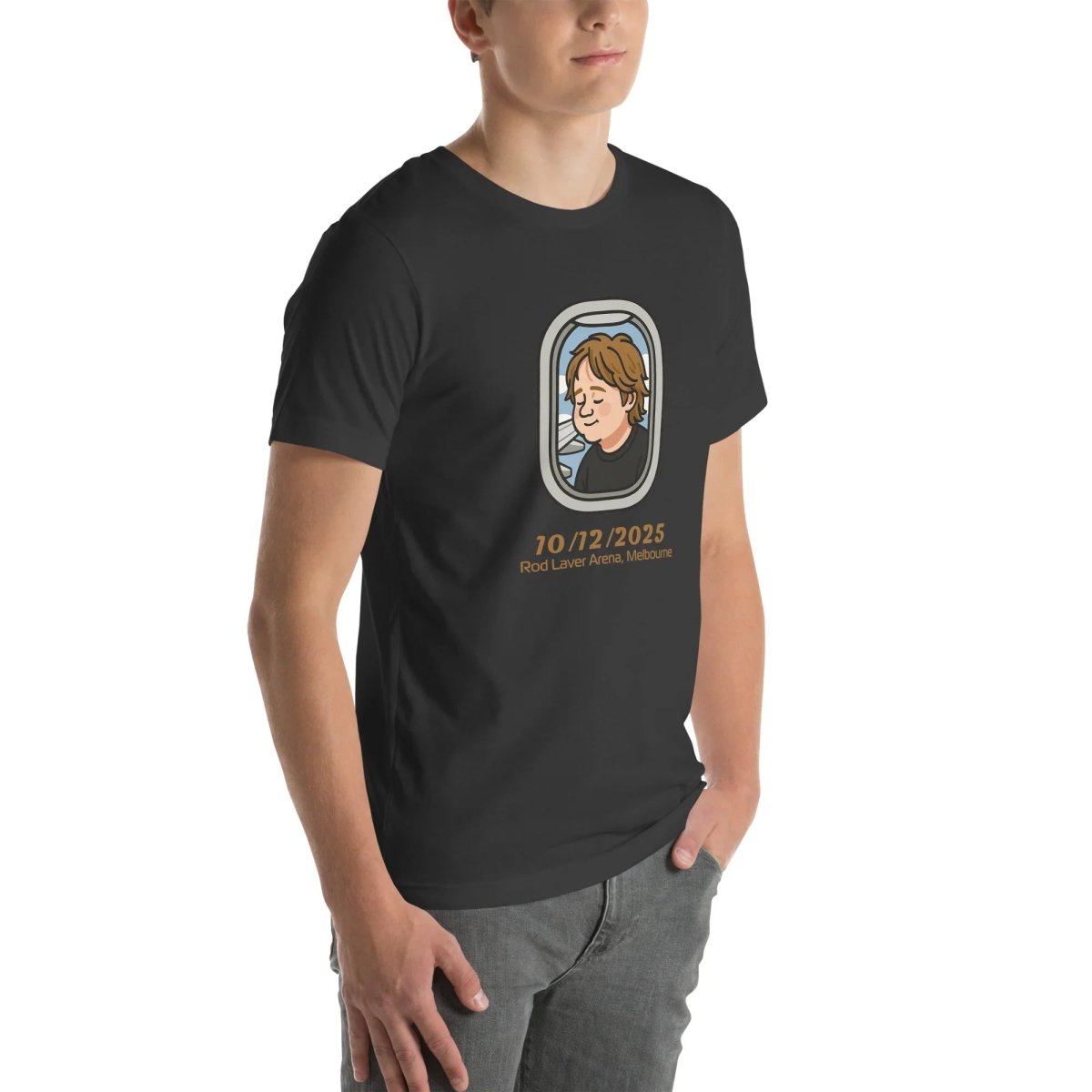 Lewis Capaldi Tour 2025 T-Shirt | Black Unisex Fan Tee by Alcyone213k Alcyone213k