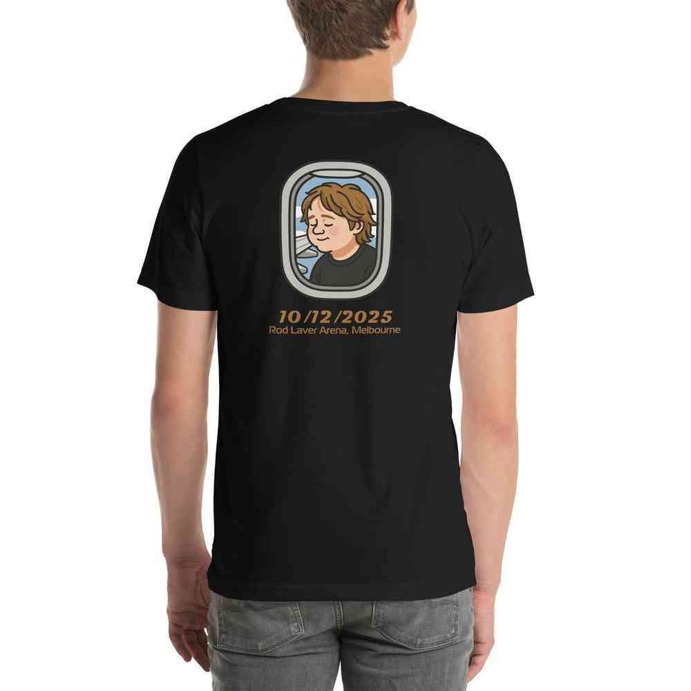 Lewis Capaldi Tour 2025 T-Shirt | Black Unisex Fan Tee by Alcyone213k Alcyone213k