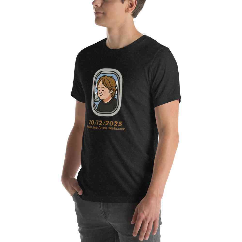 Lewis Capaldi Tour 2025 T-Shirt | Black Unisex Fan Tee by Alcyone213k Alcyone213k
