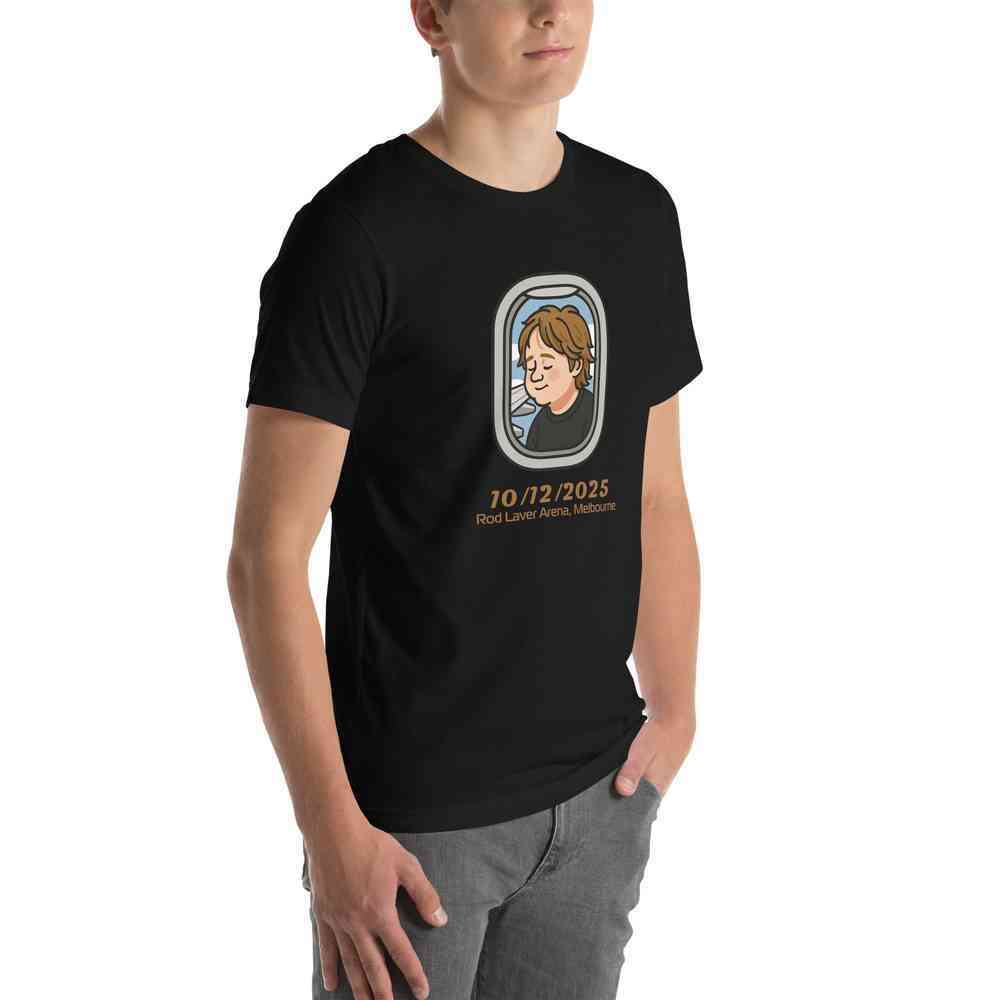 Lewis Capaldi Tour 2025 T-Shirt | Black Unisex Fan Tee by Alcyone213k Alcyone213k