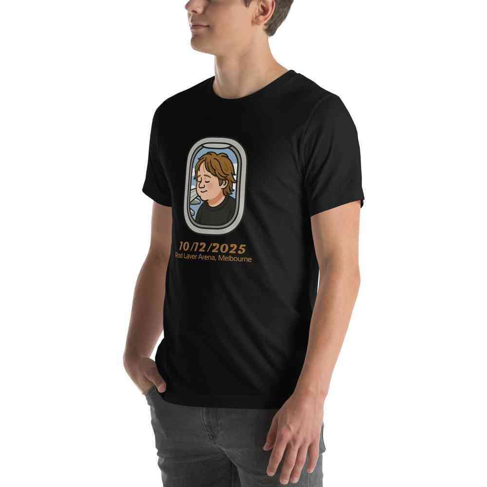 Lewis Capaldi Tour 2025 T-Shirt | Black Unisex Fan Tee by Alcyone213k Alcyone213k