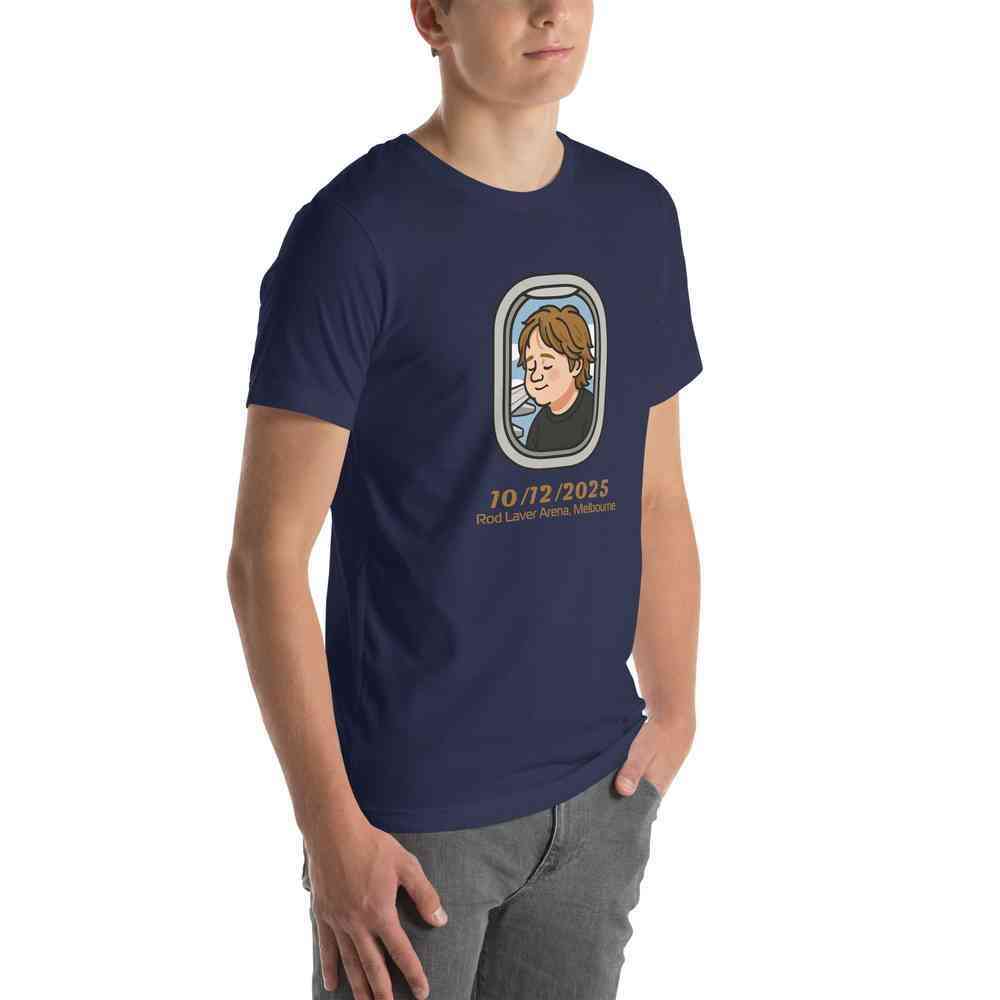 Lewis Capaldi Tour 2025 T-Shirt | Black Unisex Fan Tee by Alcyone213k Alcyone213k
