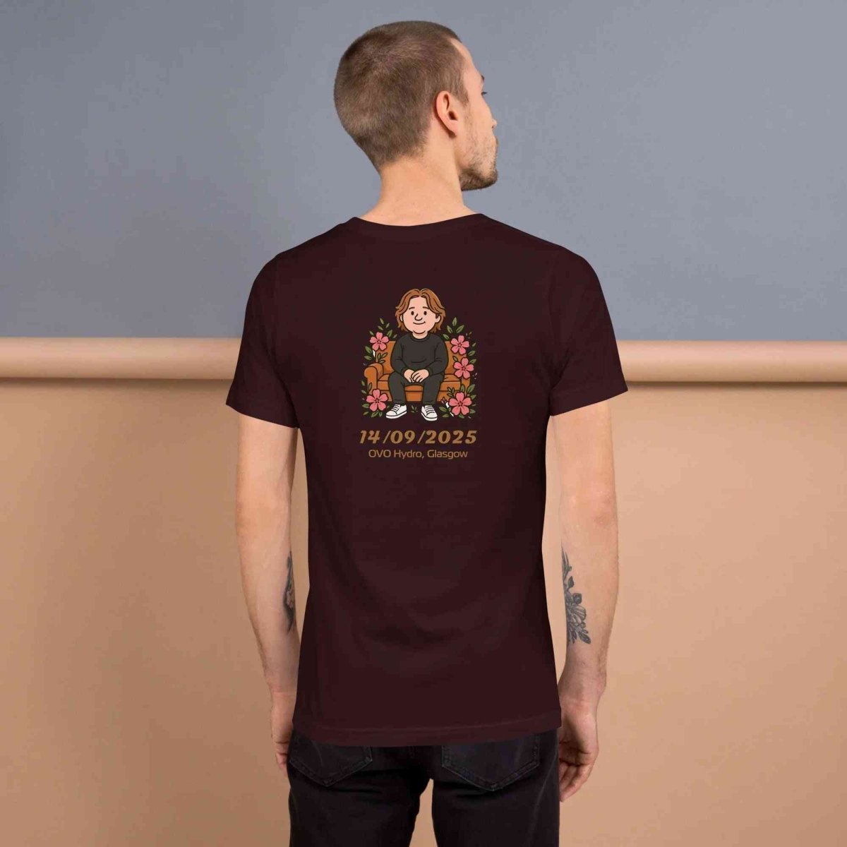 Lewis Capaldi Tour 2025 Black Cotton T-Shirt | Alcyone213k Fan Merch Alcyone213k