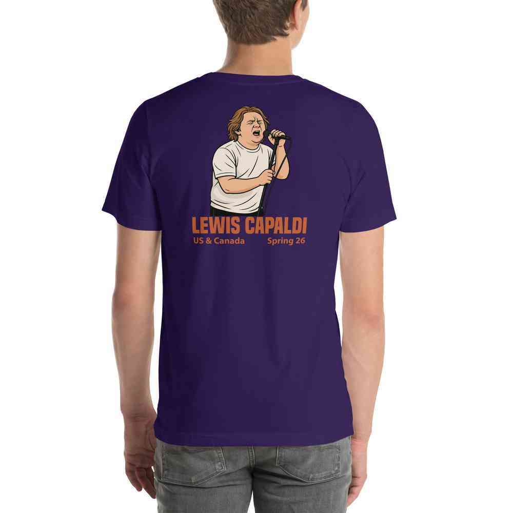 Lewis Capaldi Tour 2026 T-Shirt | Unisex Cotton Fan Tee Alcyone213k