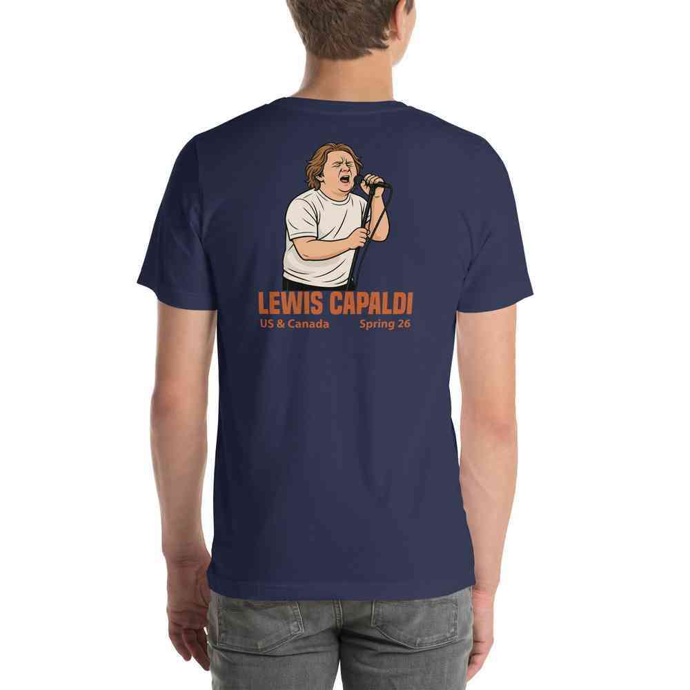 Lewis Capaldi Tour 2026 T-Shirt | Unisex Cotton Fan Tee Alcyone213k
