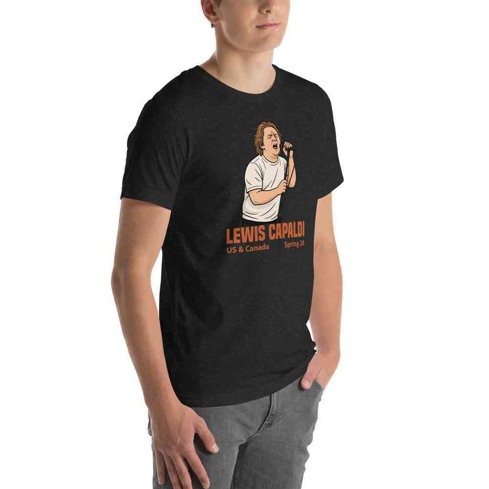 Lewis Capaldi Tour 2026 T-Shirt | Unisex Cotton Fan Tee Alcyone213k