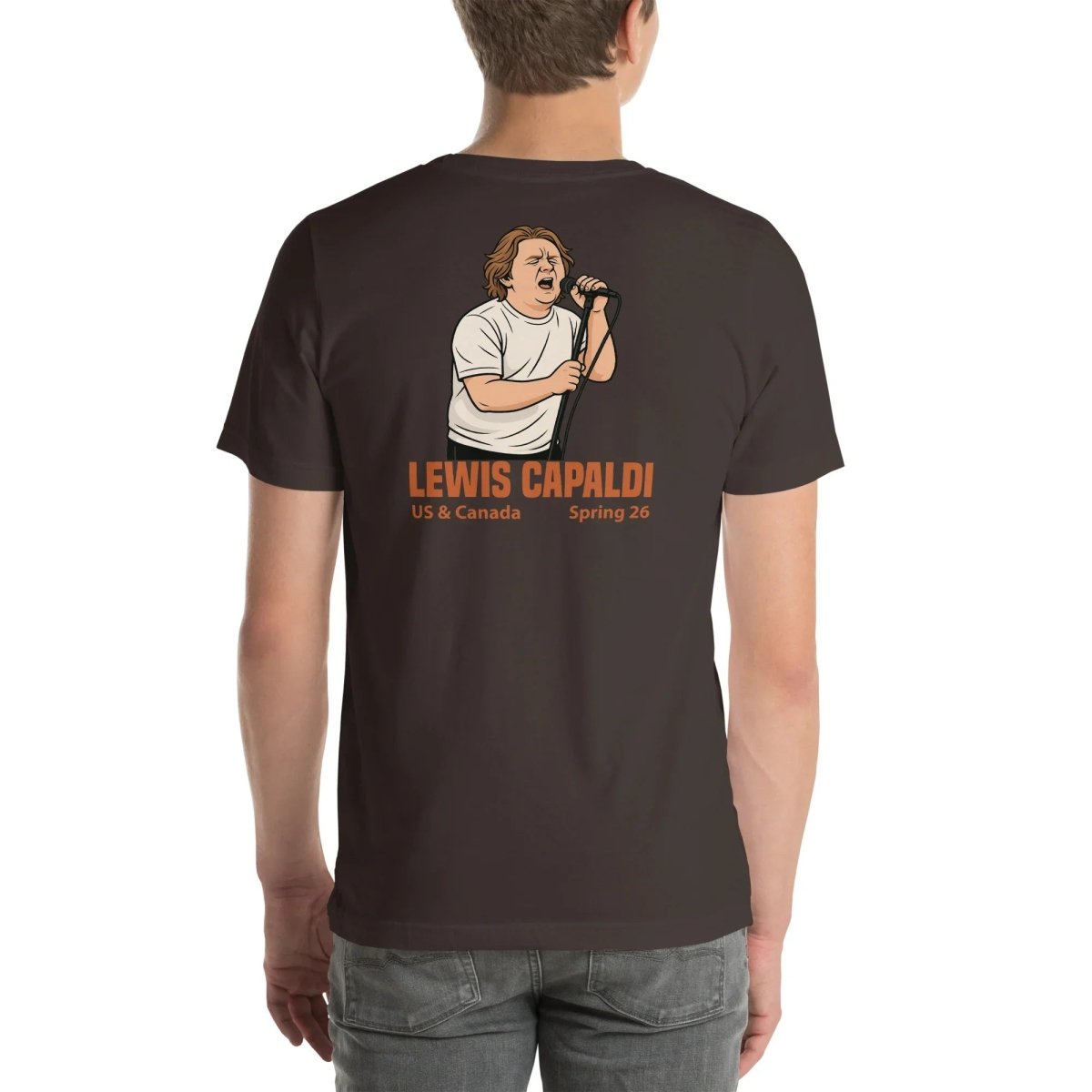 Lewis Capaldi Tour 2026 T-Shirt | Unisex Cotton Fan Tee Alcyone213k