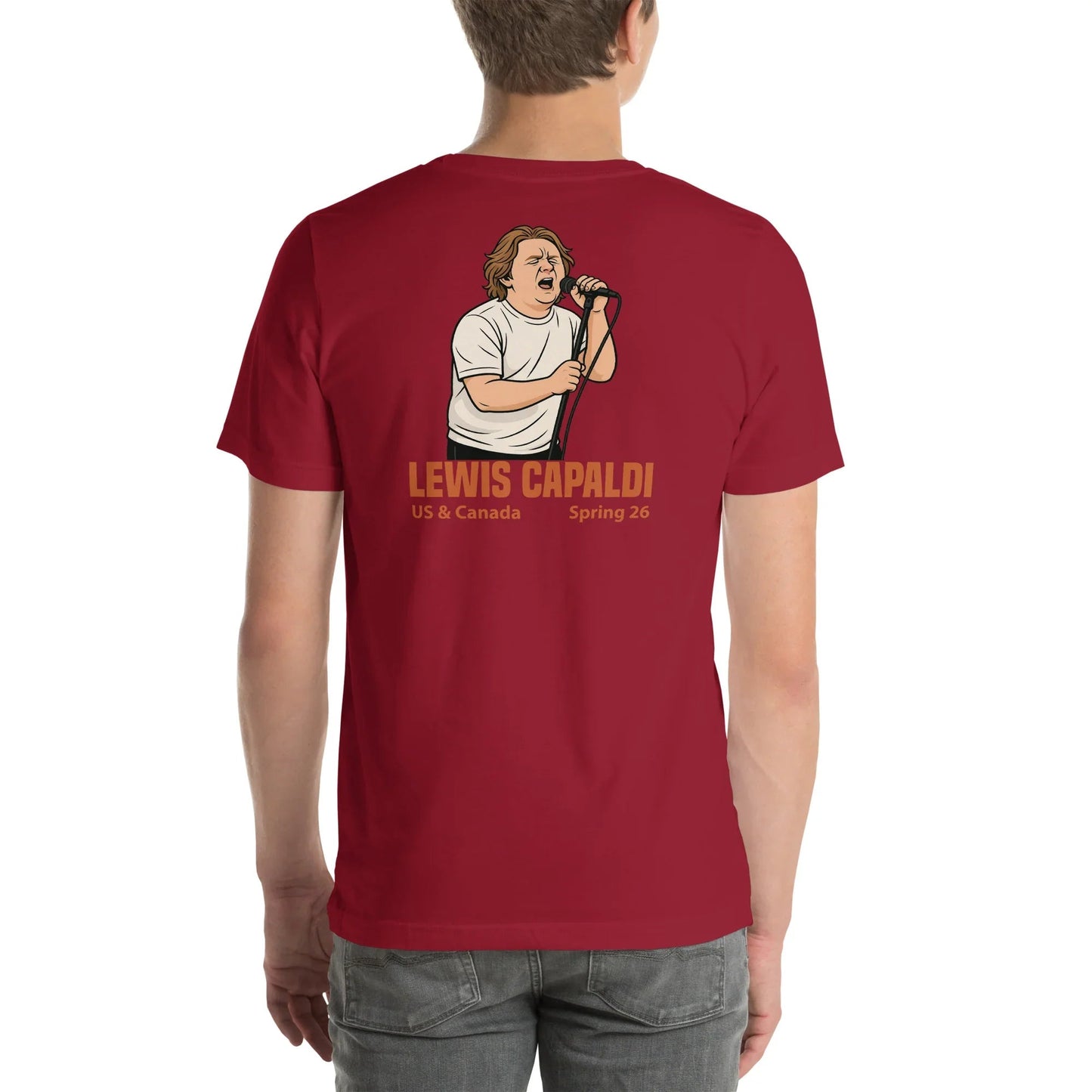 Lewis Capaldi Tour 2026 T-Shirt | Unisex Cotton Fan Tee Alcyone213k