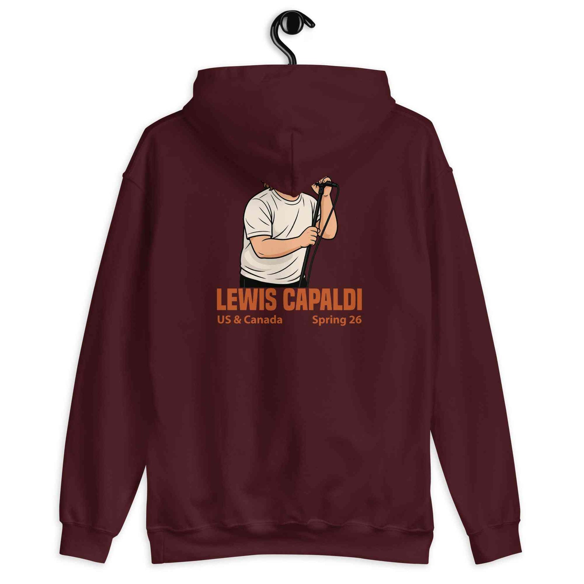 Lewis Capaldi Tour 2026 Unisex Hoodie - Alcyone213k Cotton Blend Alcyone213k