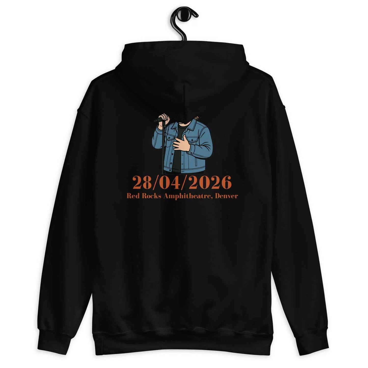 Lewis Capaldi Tour Hoodie 2026 | Unisex Black Cotton-Poly Blend Alcyone213k