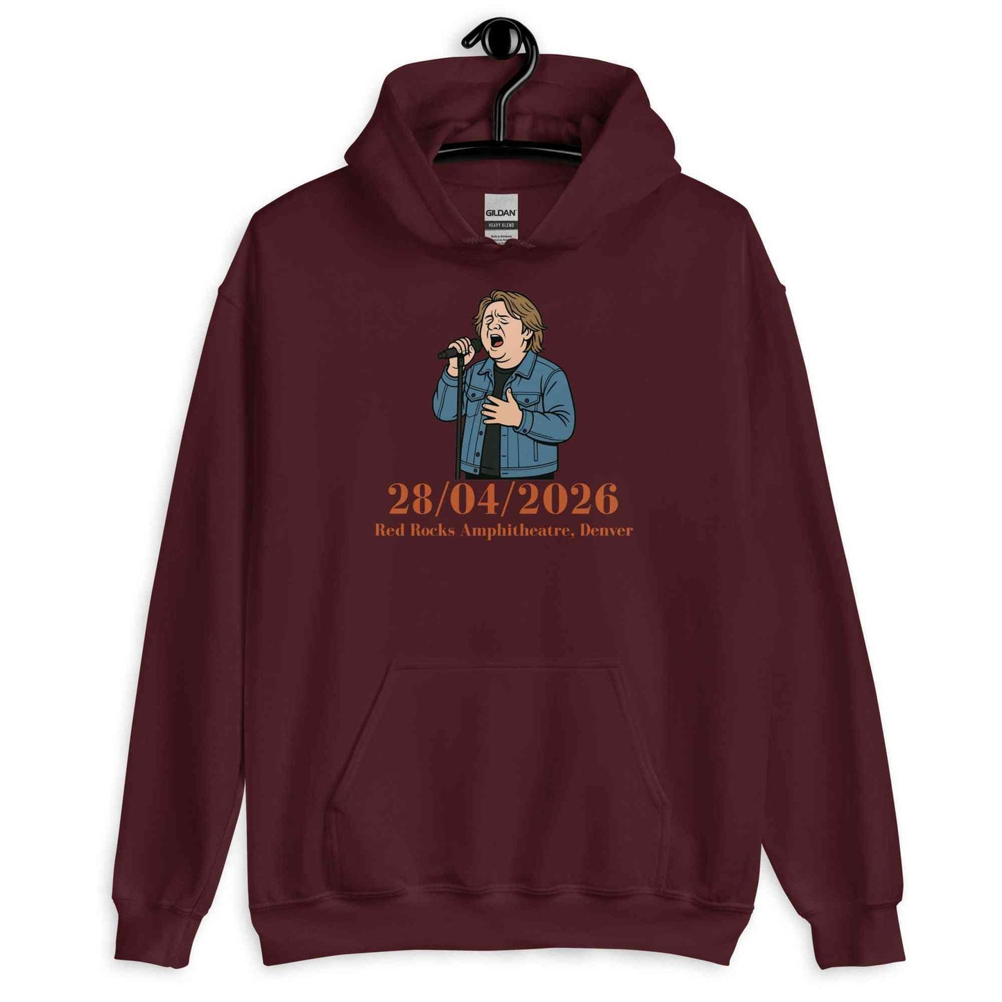 Lewis Capaldi Tour Hoodie 2026 | Unisex Black Cotton-Poly Blend Alcyone213k