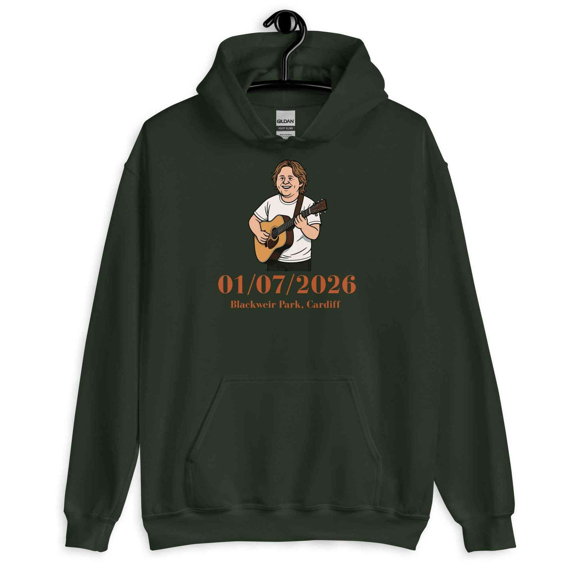 Lewis Capaldi Tour Hoodie 2026 | Official Black Cotton-Blend Unisex Merchandise Alcyone213k