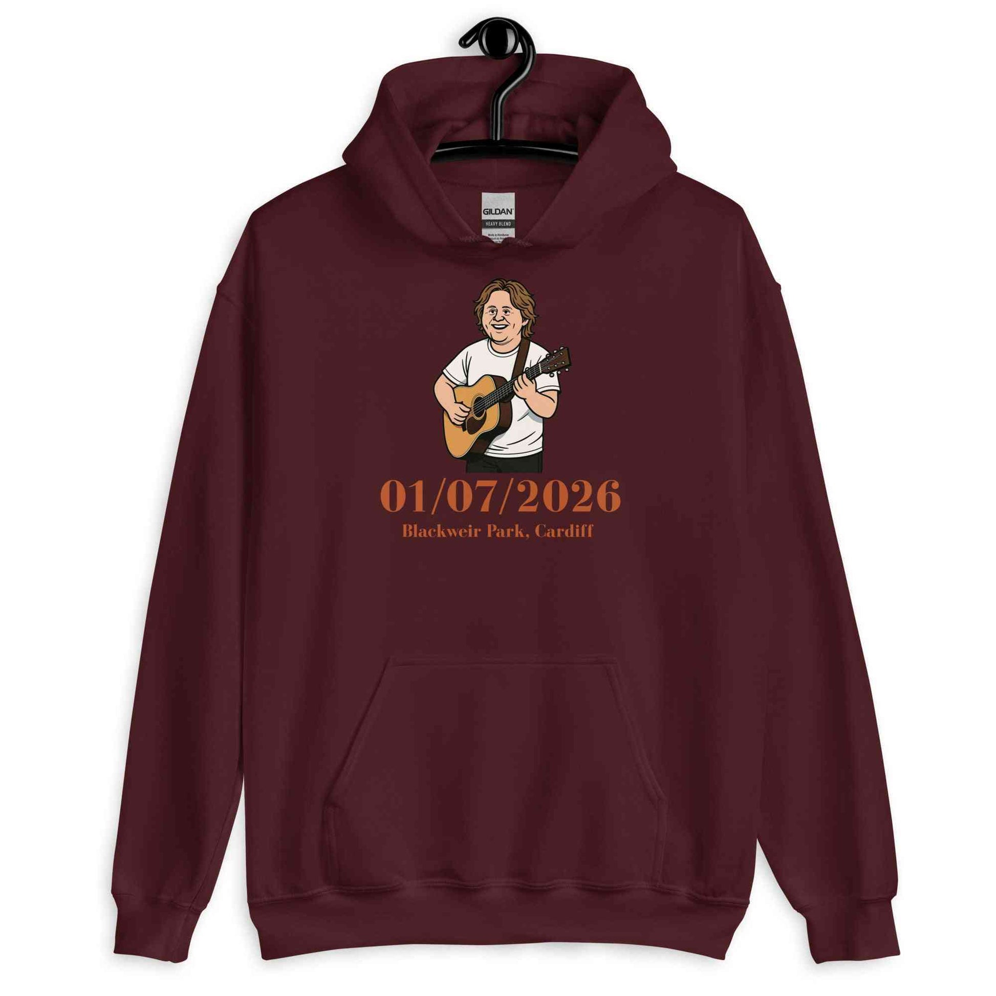Lewis Capaldi Tour Hoodie 2026 | Official Black Cotton-Blend Unisex Merchandise Alcyone213k