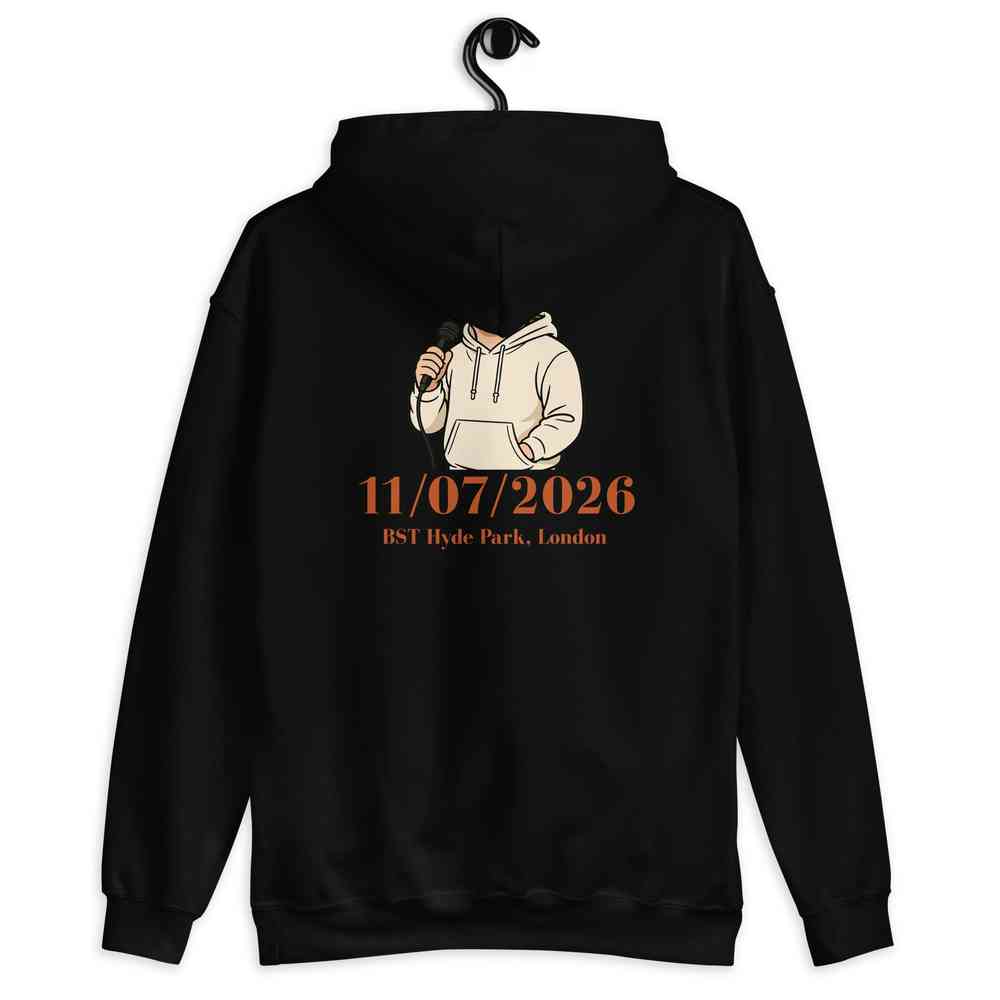 Lewis Capaldi Tour Hoodie 2026 | Unisex Black Cotton Blend Alcyone213k