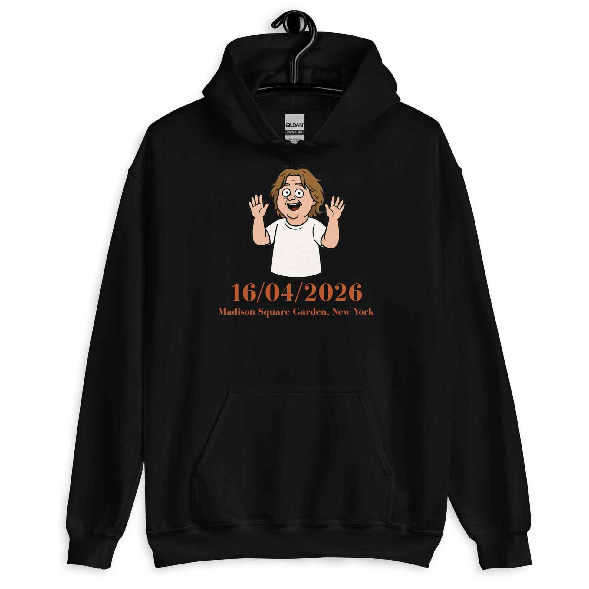 Lewis Capaldi 2026 Tour Hoodie - Unisex Black Cotton Blend Alcyone213k