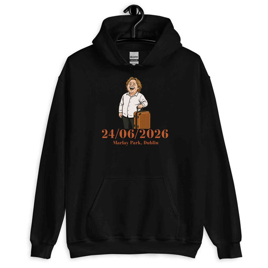 Lewis Capaldi 2026 Tour Hoodie - Unisex Black Cotton Blend Concert Merch Alcyone213k