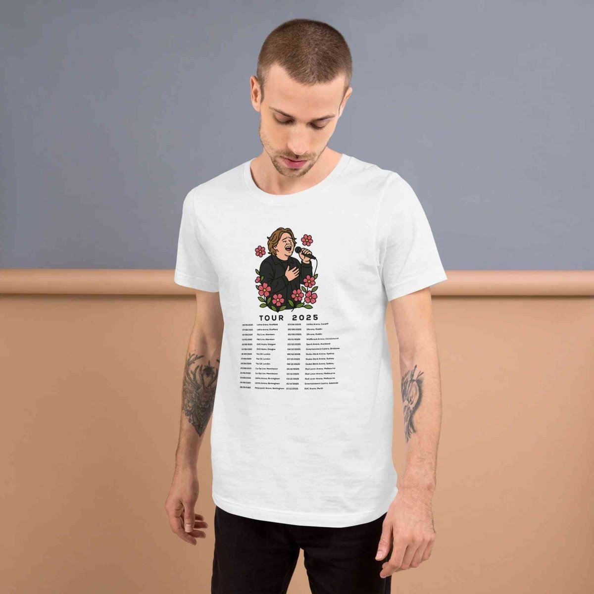Lewis Capaldi 2025 Tour T-Shirt | Unisex Cotton Concert Merch Alcyone213k