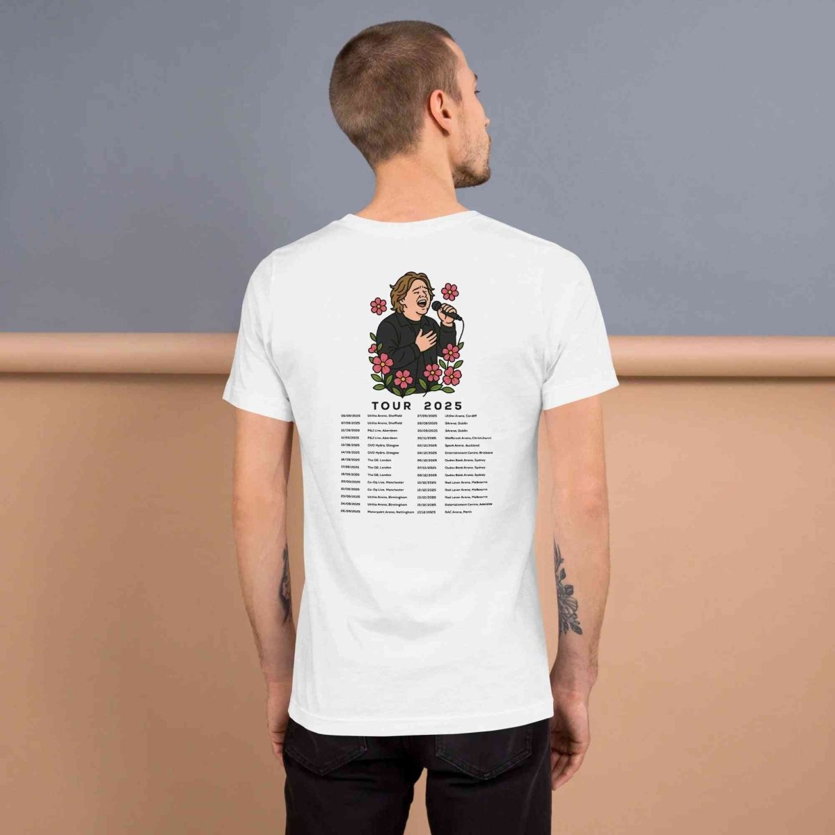 Lewis Capaldi 2025 Tour T-Shirt | Unisex Cotton Concert Merch Alcyone213k