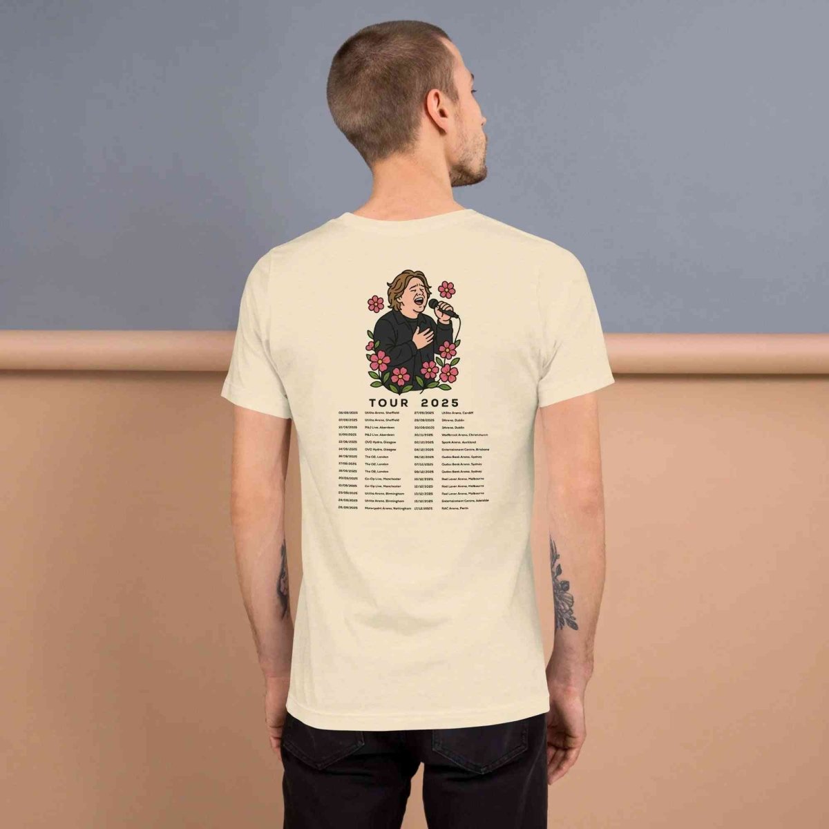 Lewis Capaldi 2025 Tour T-Shirt | Unisex Cotton Concert Merch Alcyone213k