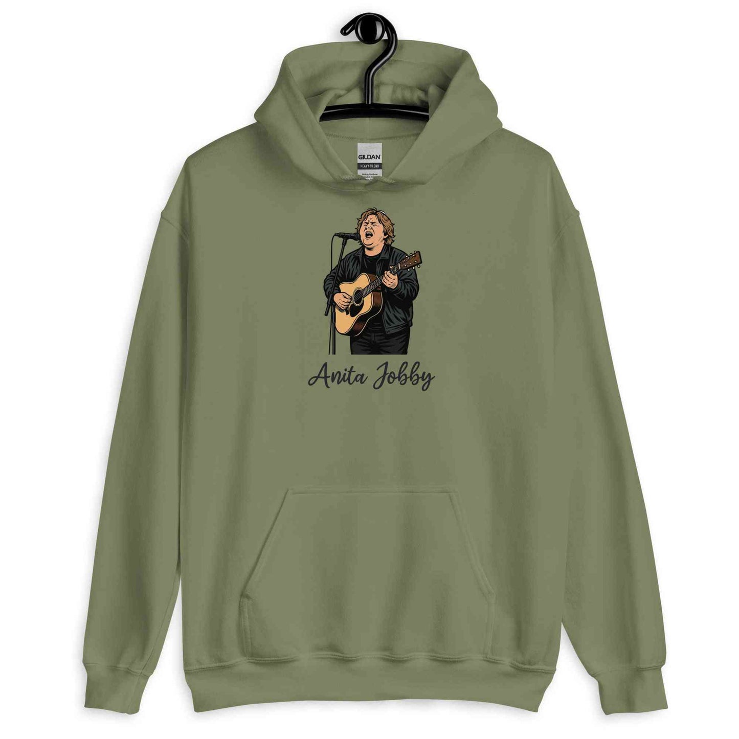 Lewis Capaldi Unisex Hoodie - Anita Jobby Collection Cotton Blend Alcyone213k