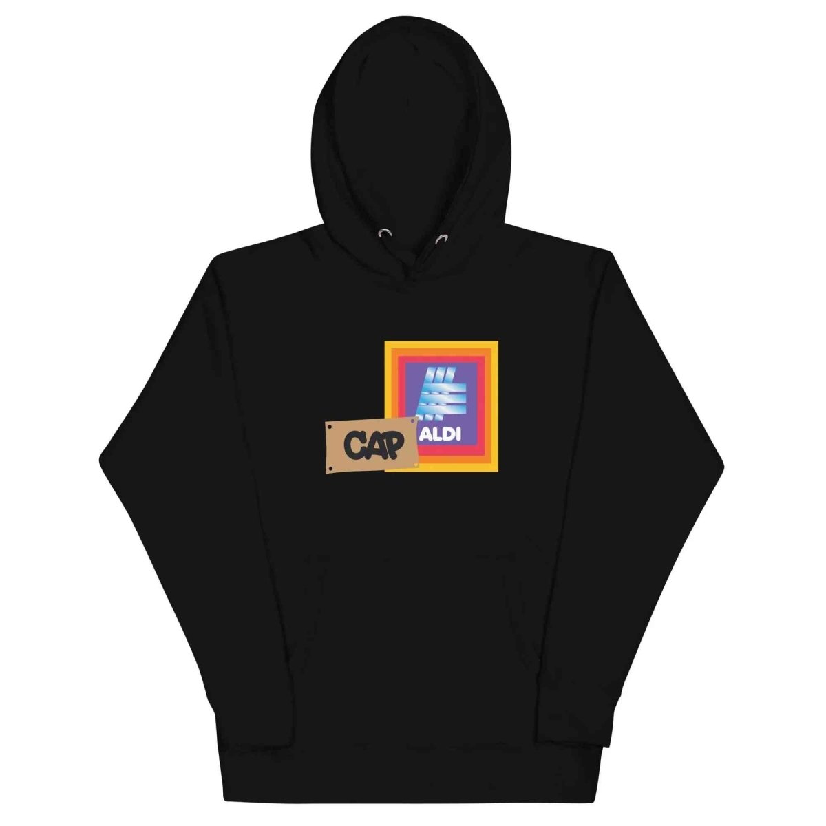 Lewis Capaldi Unisex Hoodie - Cozy Cotton Blend with Fun 'Capaldi On A Aldi' Graphic - Alcyone213k