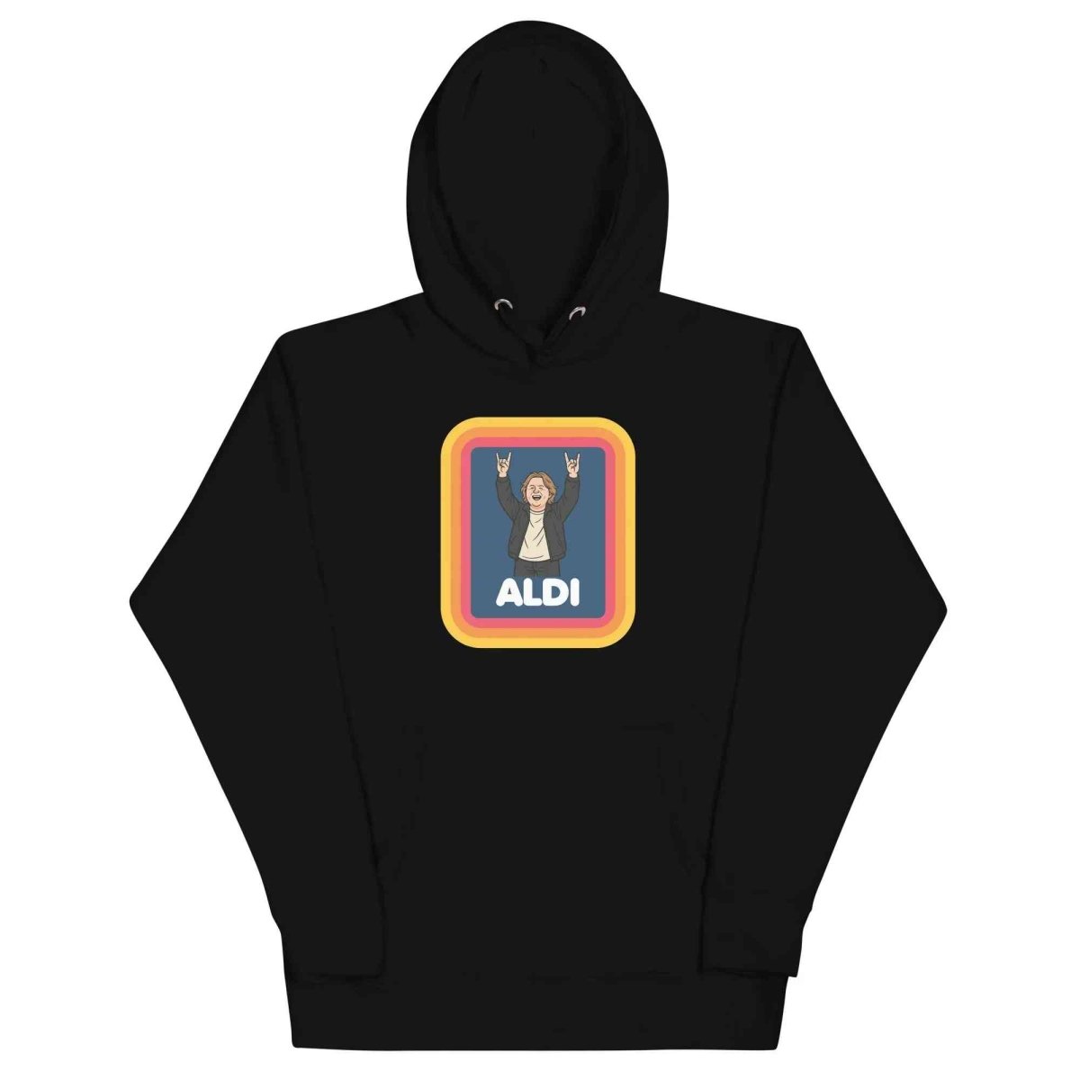 Lewis Capaldi Unisex Hoodie - "Capaldi On A Aldi" Graphic Cotton Blend Alcyone213k