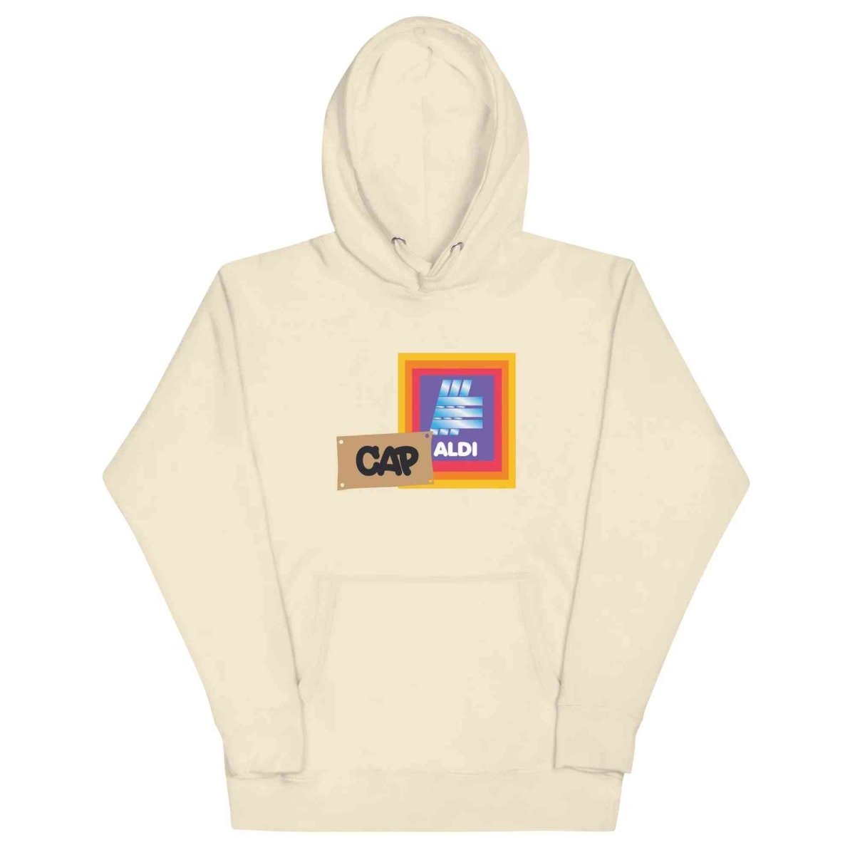 Lewis Capaldi Unisex Hoodie - Cozy Cotton Blend with Fun 'Capaldi On A Aldi' Graphic - Alcyone213k