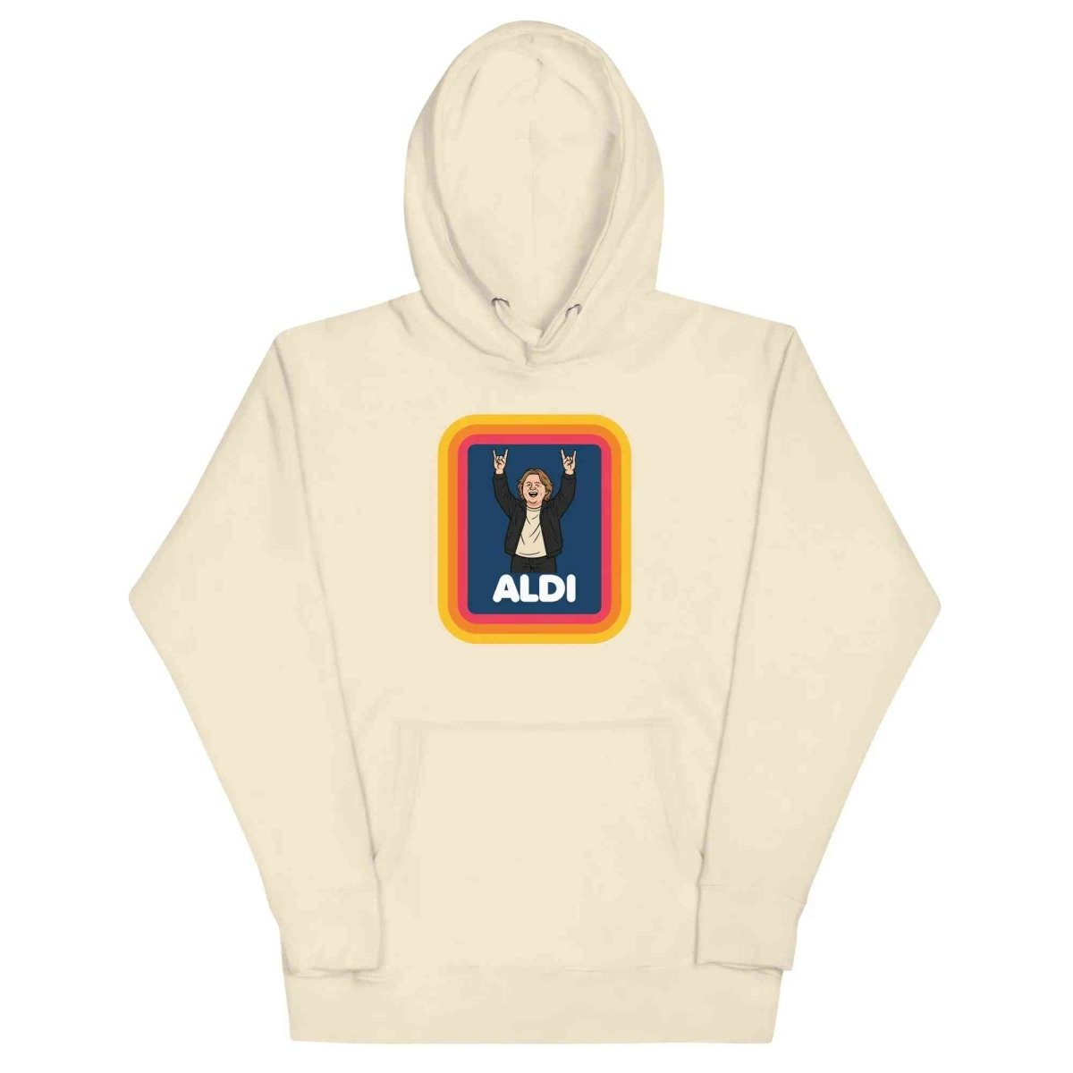 Lewis Capaldi Unisex Hoodie - "Capaldi On A Aldi" Graphic Cotton Blend Alcyone213k