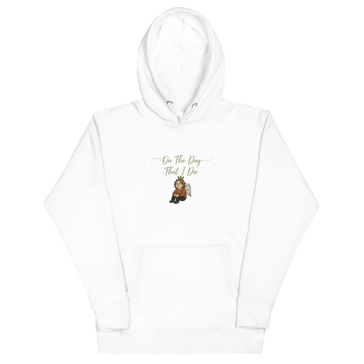 Lewis Capaldi "On The Day That I Die" Lyrics Hoodie - Unisex Cotton Blend Alcyone213k