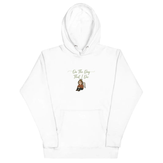 Lewis Capaldi "On The Day That I Die" Lyrics Hoodie - Unisex Cotton Blend Alcyone213k