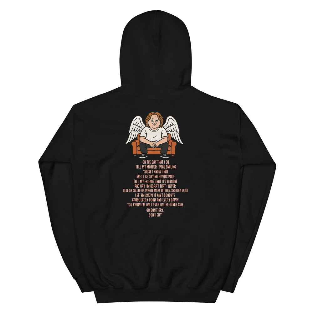 Lewis Capaldi "On The Day That I Die" Lyric Hoodie - Unisex Cotton Blend Alcyone213k