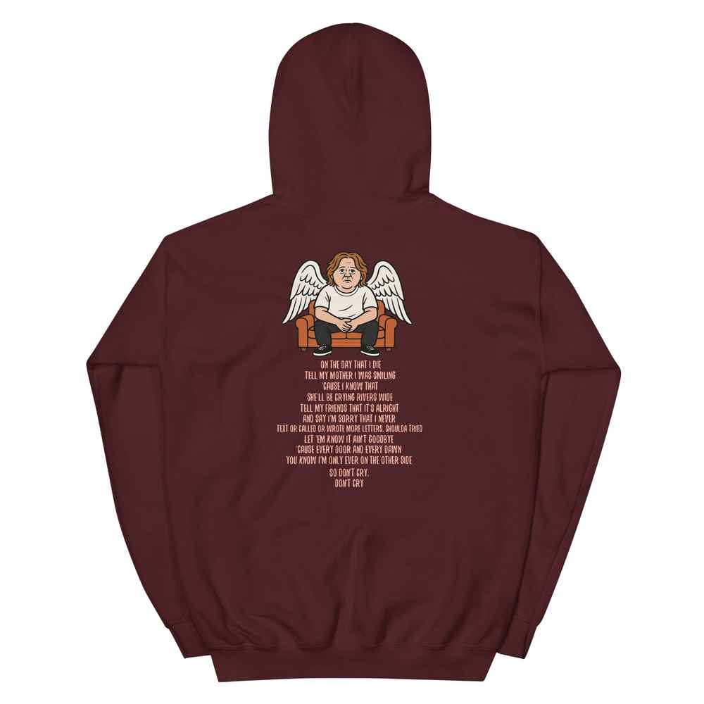 Lewis Capaldi "On The Day That I Die" Lyric Hoodie - Unisex Cotton Blend Alcyone213k