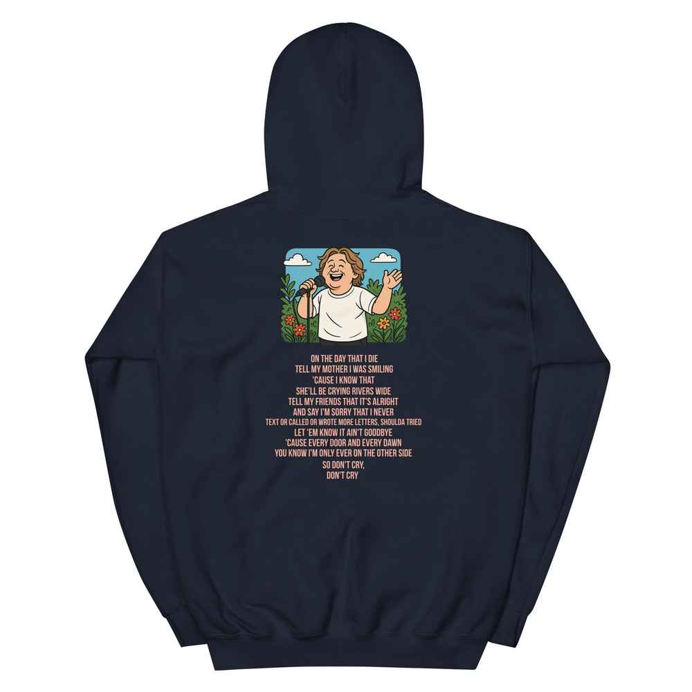 Lewis Capaldi Unisex Hoodie - "On The Day That I Die" Lyrics Alcyone213k