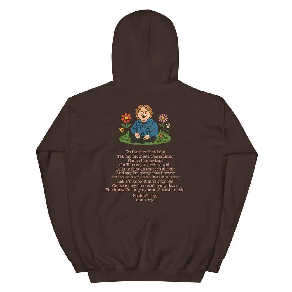 Lewis Capaldi Unisex Hoodie | On The Day That I Die Lyrics Alcyone213k