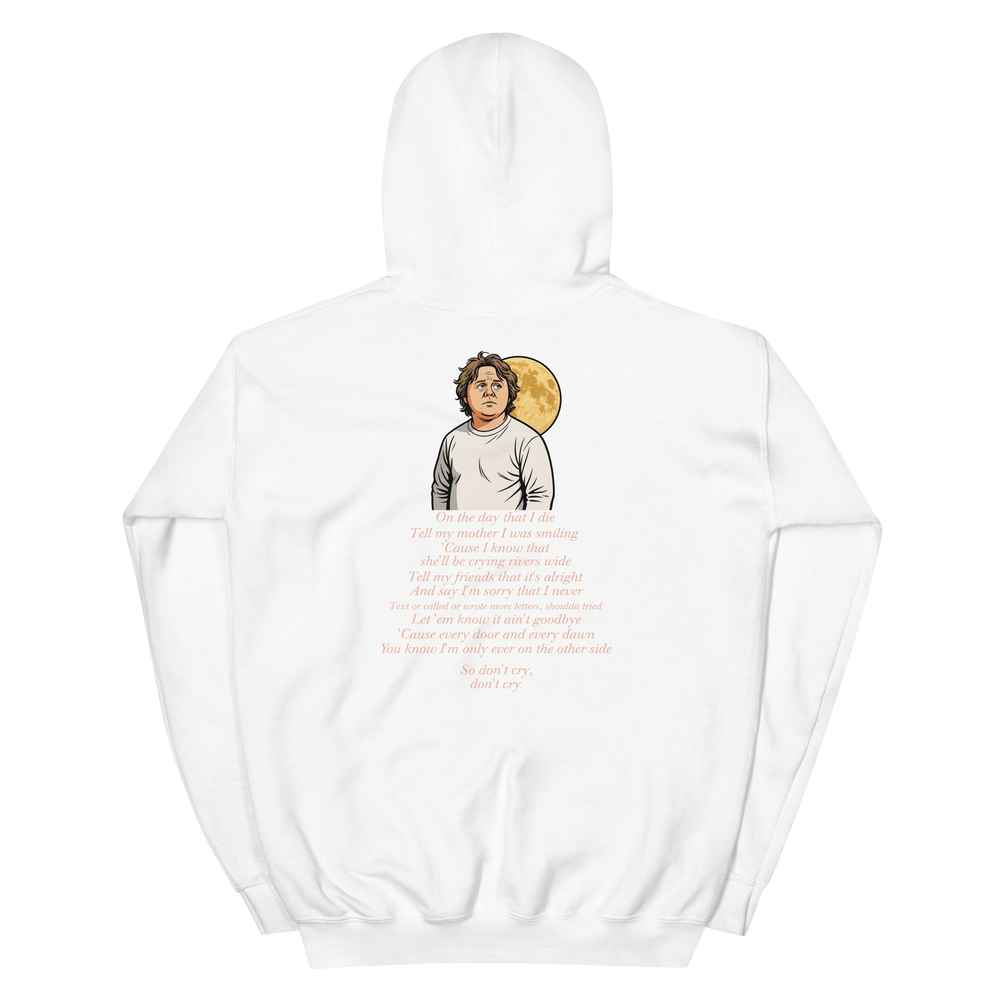 Lewis Capaldi Hoodie | "On The Day That I Die" Lyrics | Unisex Cotton-Polyester Blend Alcyone213k