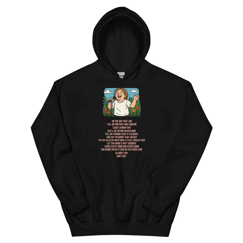 Lewis Capaldi Unisex Hoodie - "On The Day That I Die" Lyrics Alcyone213k