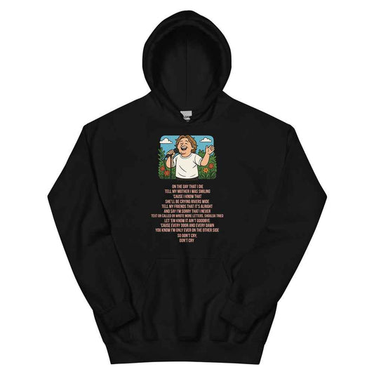 Lewis Capaldi Unisex Hoodie - "On The Day That I Die" Lyrics Alcyone213k