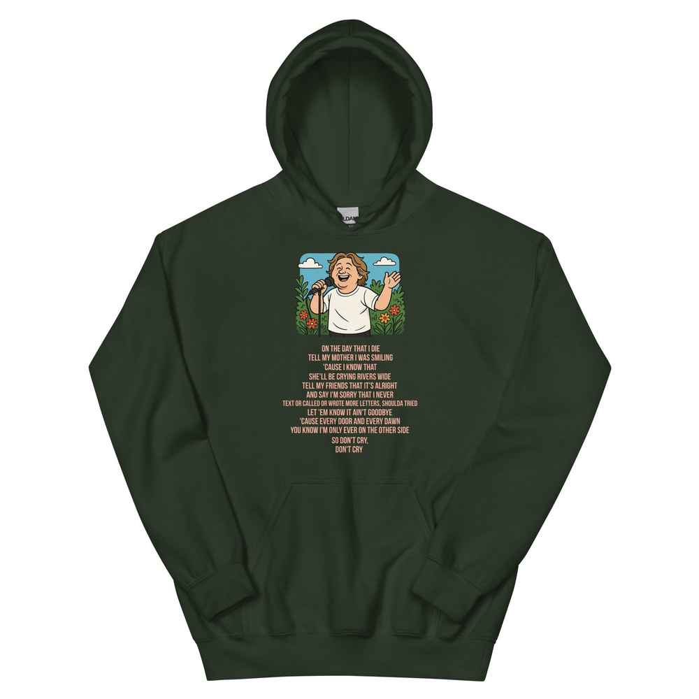 Lewis Capaldi Unisex Hoodie - "On The Day That I Die" Lyrics Alcyone213k