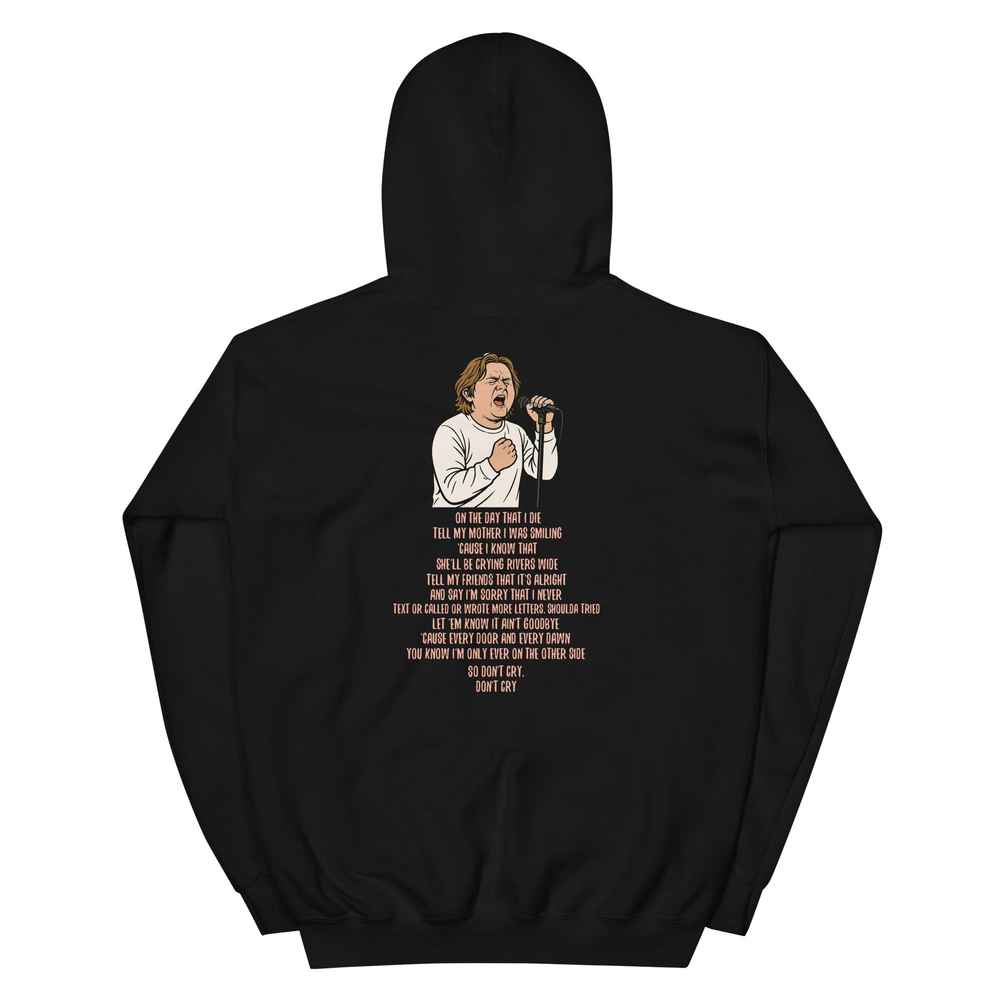 Lewis Capaldi Unisex Hoodie | On The Day That I Die Lyrics Alcyone213k