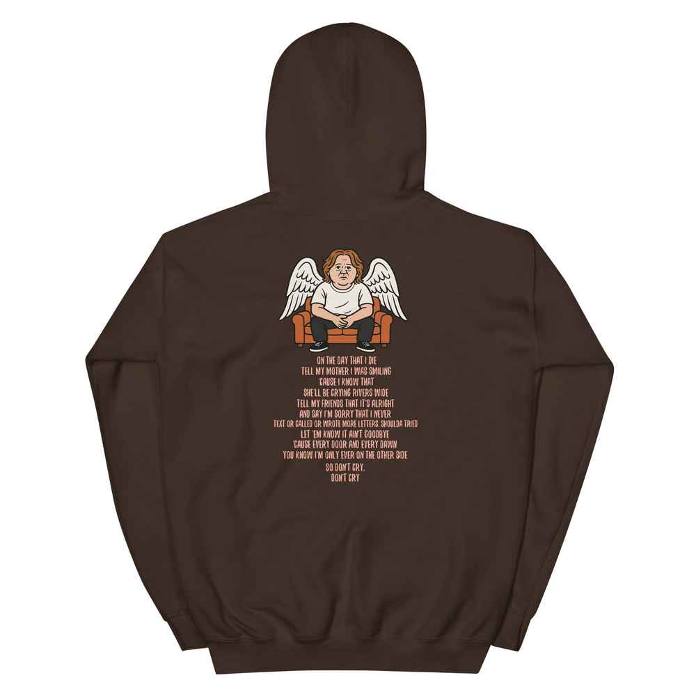 Lewis Capaldi "On The Day That I Die" Lyric Hoodie - Unisex Cotton Blend Alcyone213k