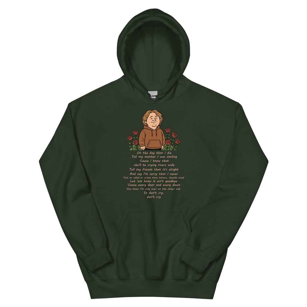 Lewis Capaldi Hoodie - "On The Day That I Die" Lyrics Unisex Sweatshirt Alcyone213k