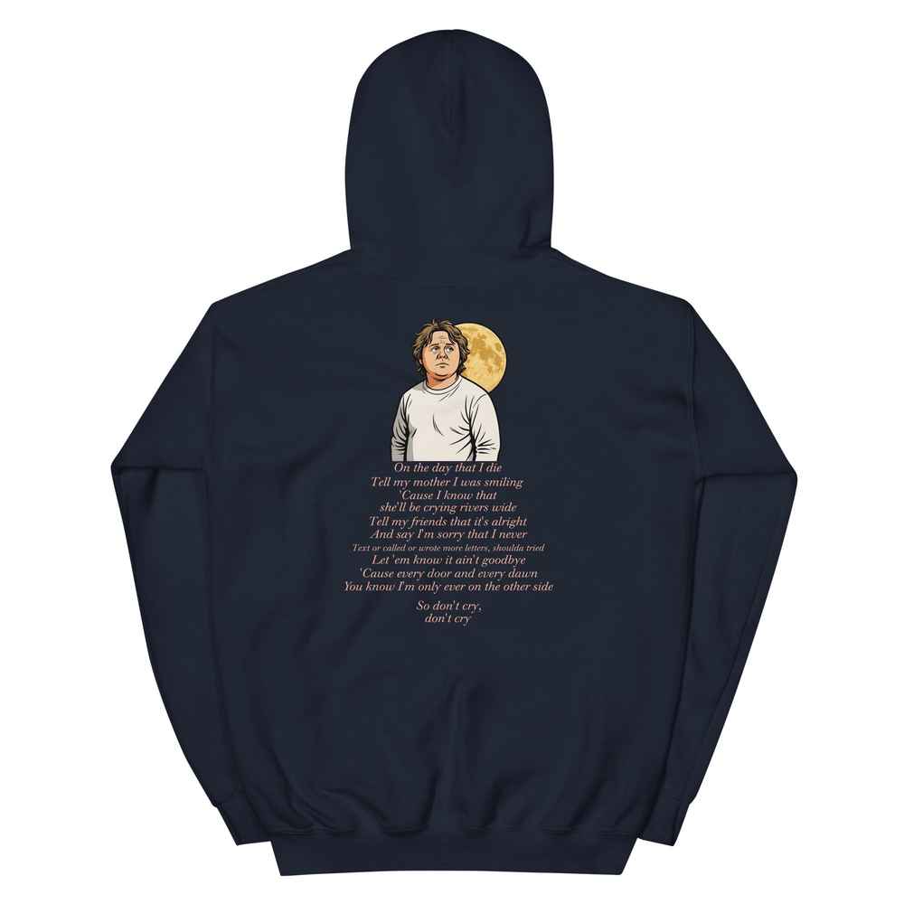 Lewis Capaldi Hoodie | "On The Day That I Die" Lyrics | Unisex Cotton-Polyester Blend Alcyone213k