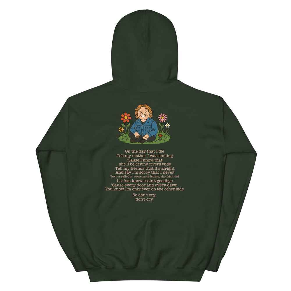 Lewis Capaldi Unisex Hoodie | On The Day That I Die Lyrics Alcyone213k