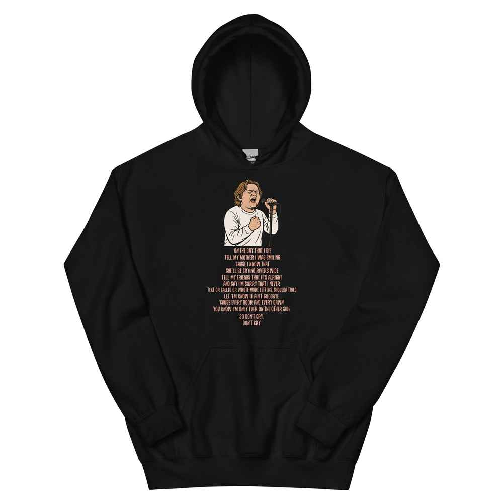 Lewis Capaldi Unisex Hoodie | On The Day That I Die Lyrics Alcyone213k