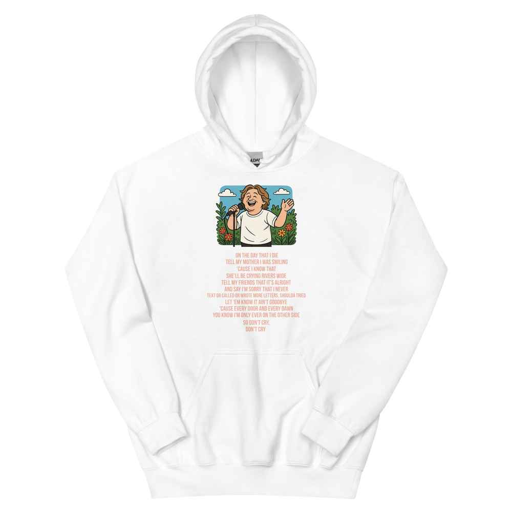 Lewis Capaldi Unisex Hoodie - "On The Day That I Die" Lyrics Alcyone213k