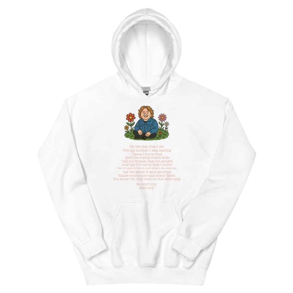 Lewis Capaldi Unisex Hoodie | On The Day That I Die Lyrics Alcyone213k
