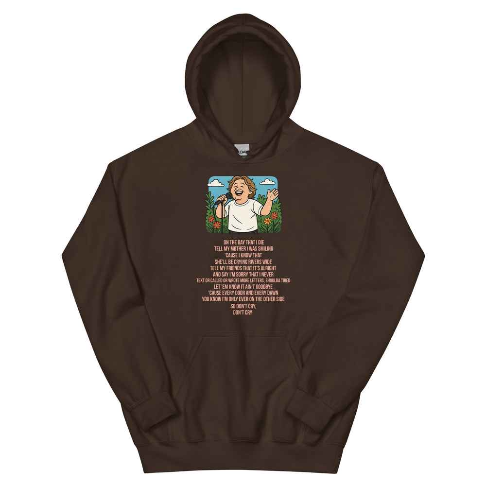 Lewis Capaldi Unisex Hoodie - "On The Day That I Die" Lyrics Alcyone213k