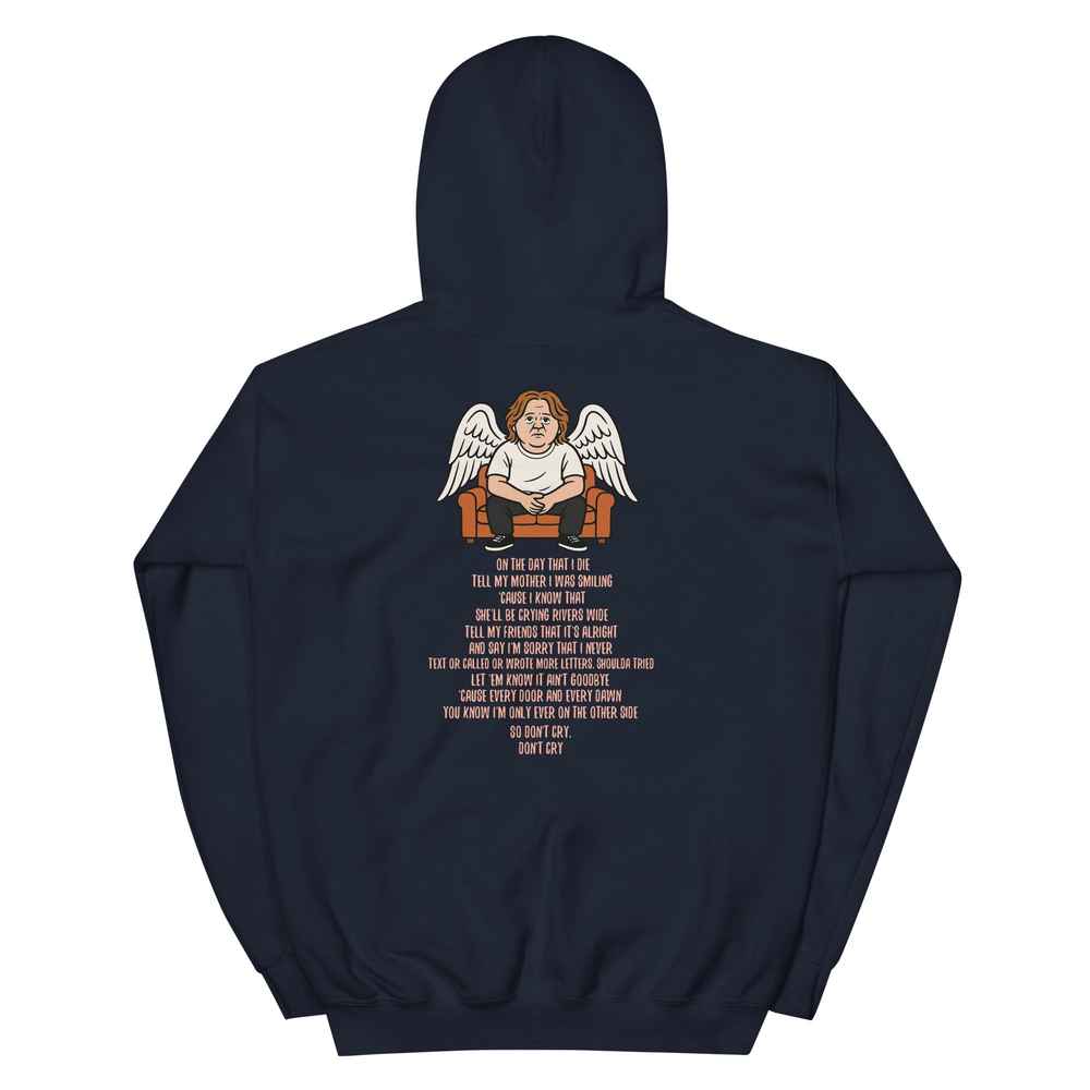 Lewis Capaldi "On The Day That I Die" Lyric Hoodie - Unisex Cotton Blend Alcyone213k