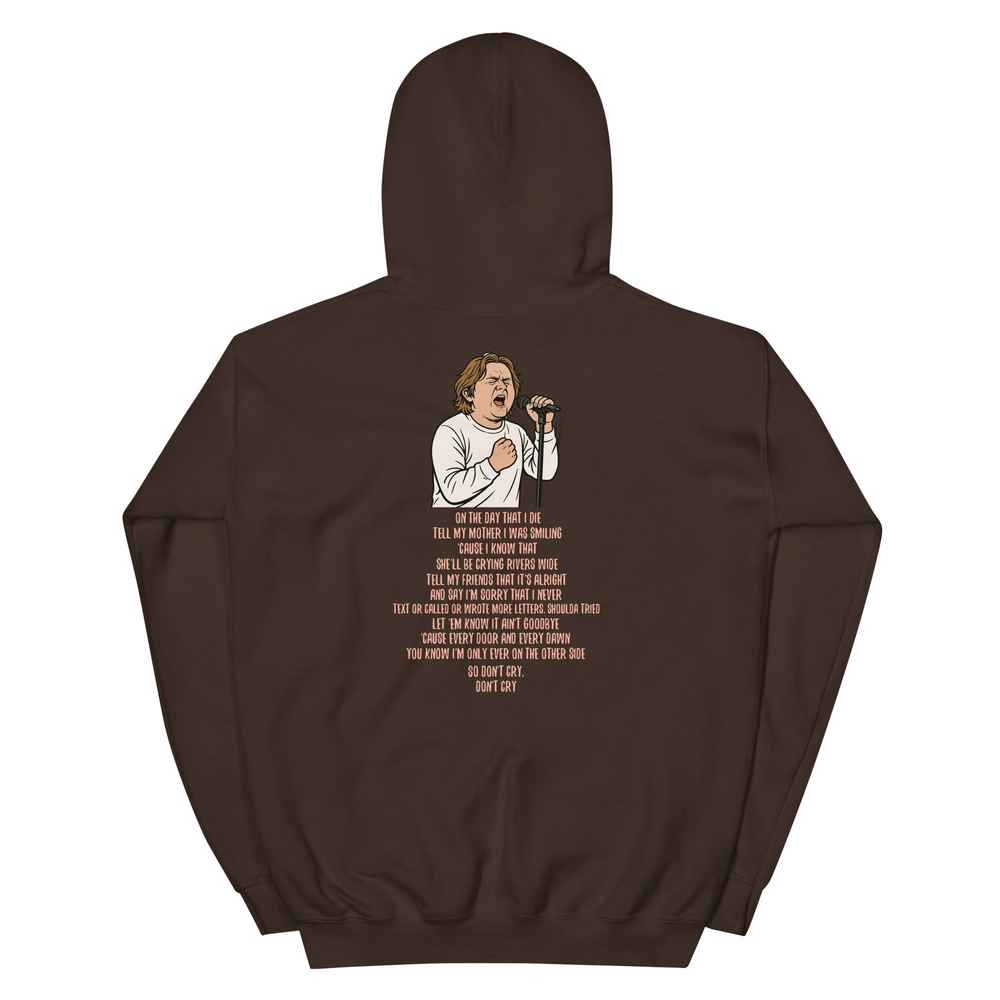 Lewis Capaldi Unisex Hoodie | On The Day That I Die Lyrics Alcyone213k