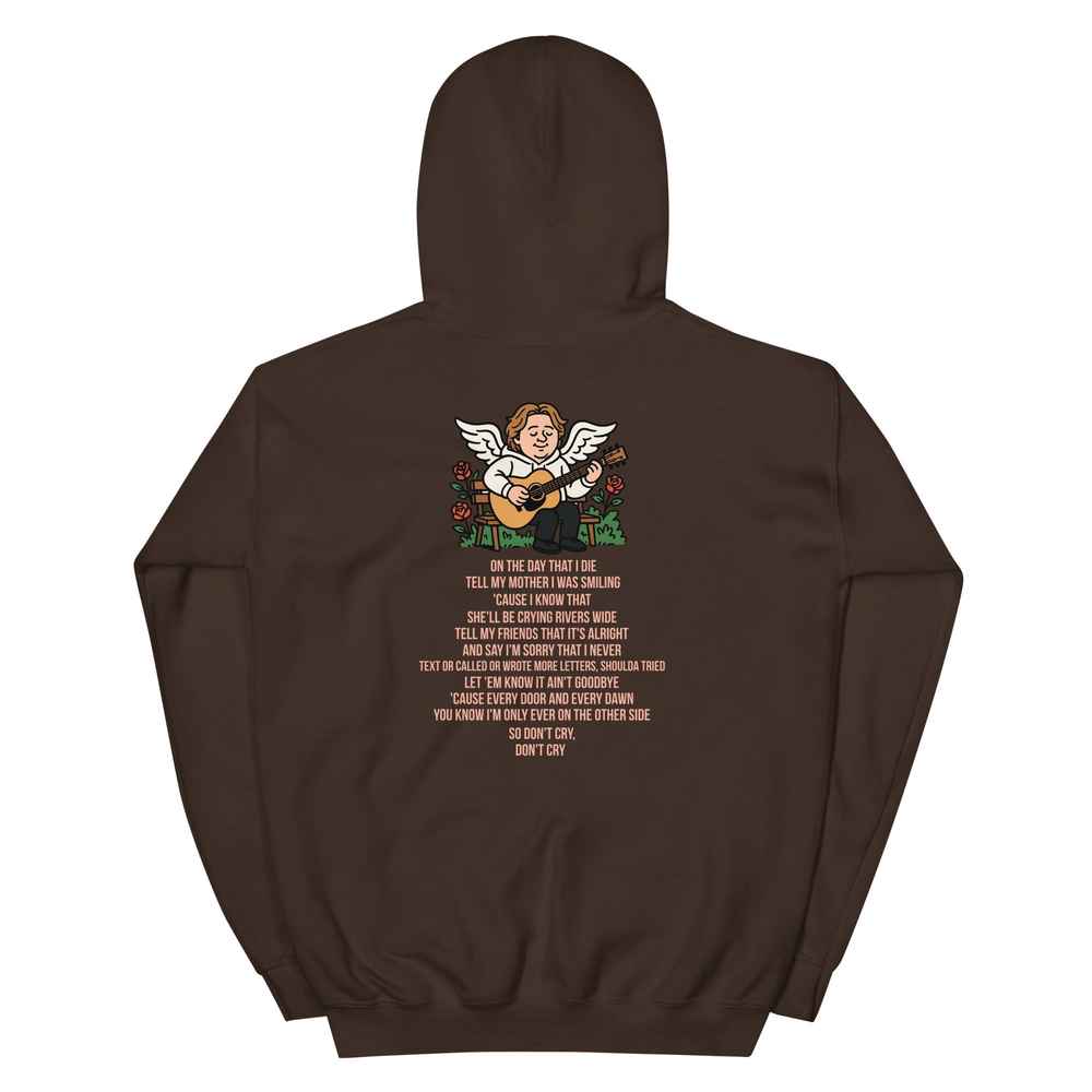 Lewis Capaldi "On The Day That I Die" Lyrics Hoodie - Unisex Cotton Blend Alcyone213k